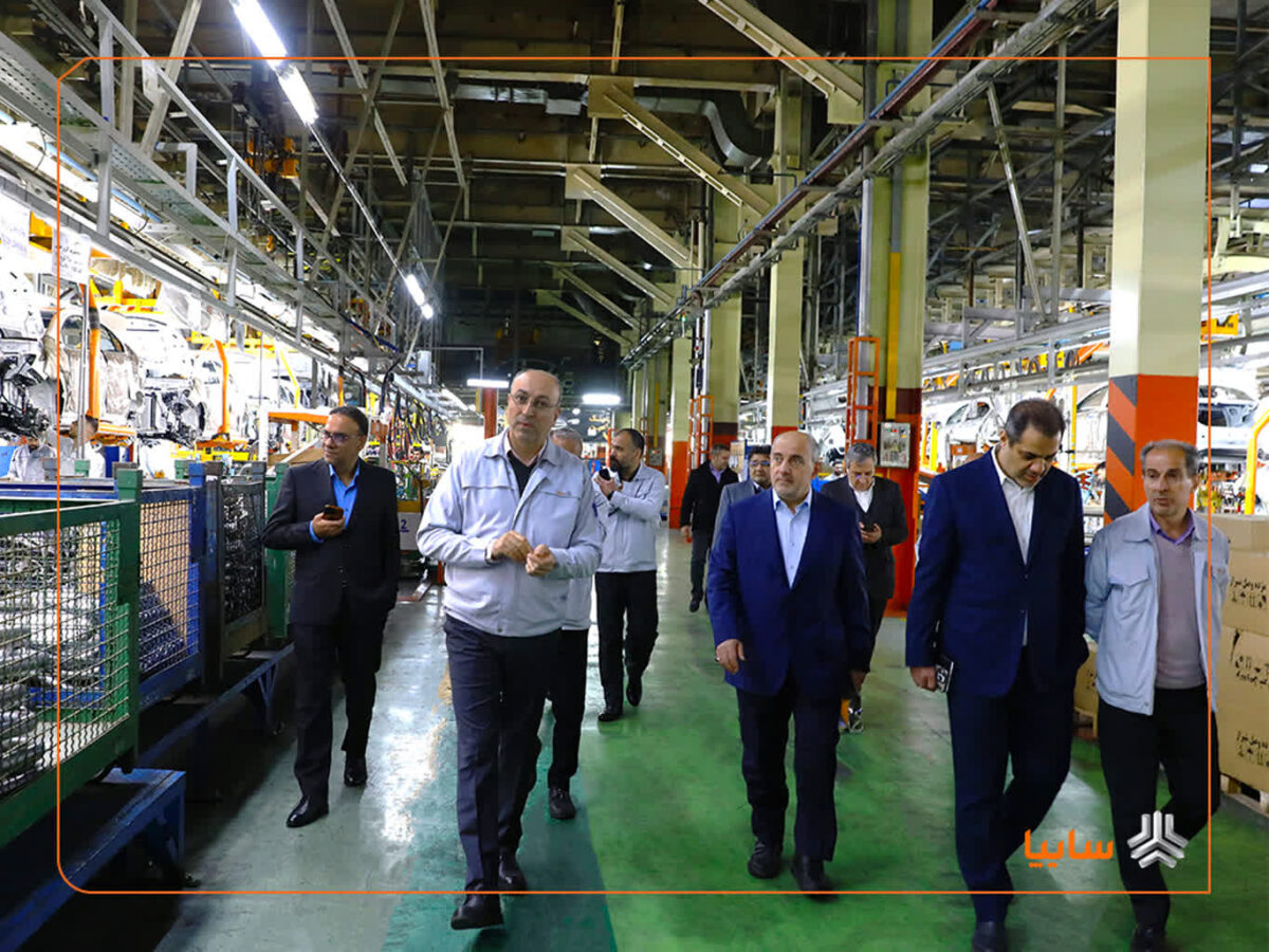 بازدید مدیرعامل و اعضای هیأتمدیره بانک پارسیان از شرکت سایپا