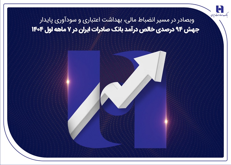 وبصادر در مسیر انضباط مالی، بهداشت اعتباری و سودآوری پایدار